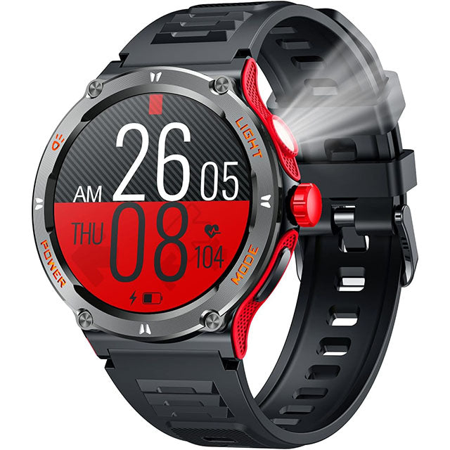 Men's Smart Sport Watch GPS Touchscreen with LED Light and Compass
