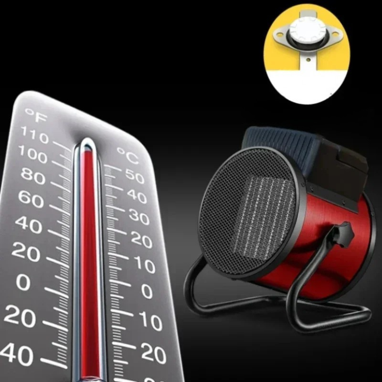 Powerful Electric Heater 1500W/2000W/3000W for Outdoor Use