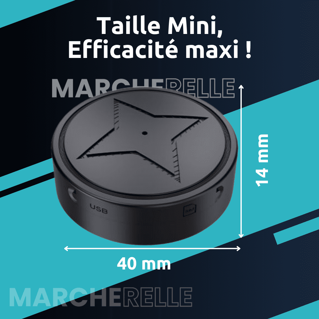 Marcherelle™ – Traceur GPS Moto Sans Abonnement Discret & Fiable