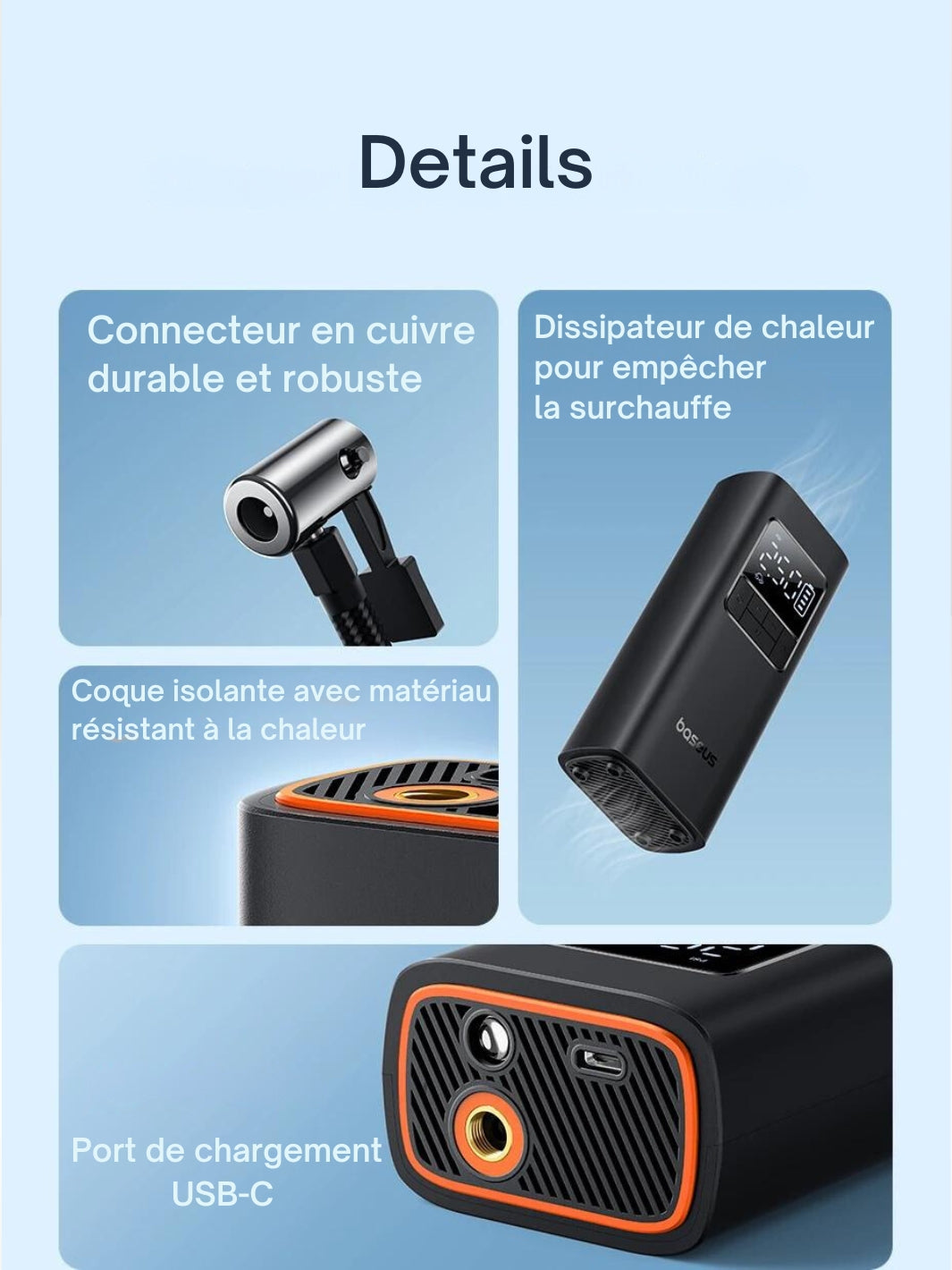 Portable Wireless Car Tire Inflator