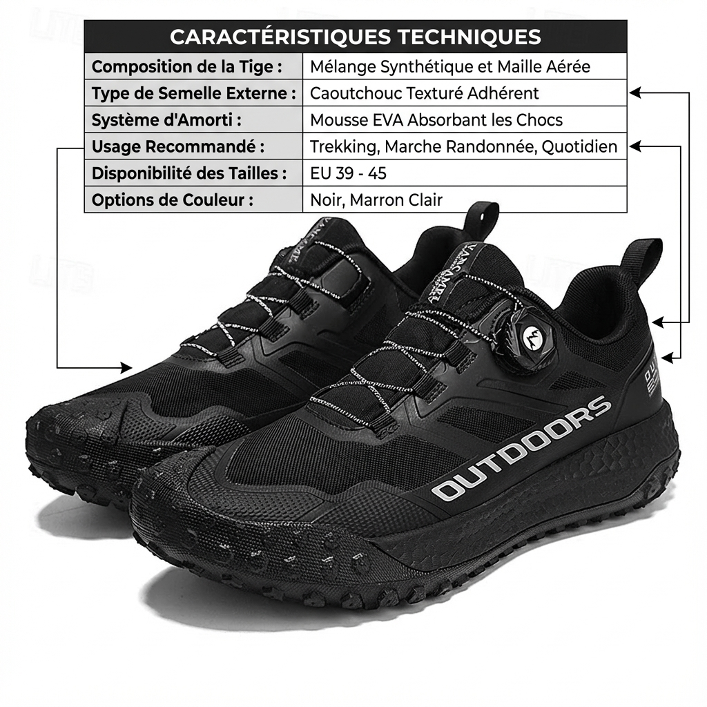 Marcherelle™ – Light and Slip-Resistant Hiking Shoes