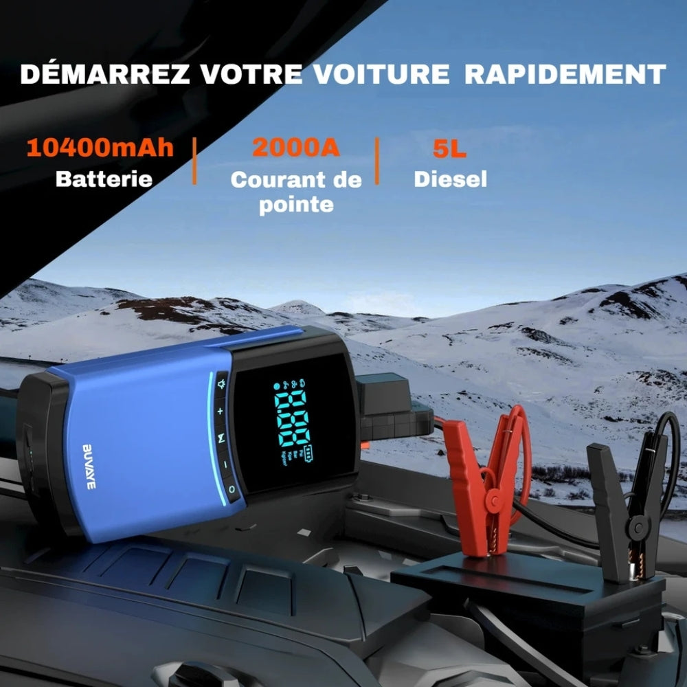 Powerful and Compact Battery Compressor and Booster