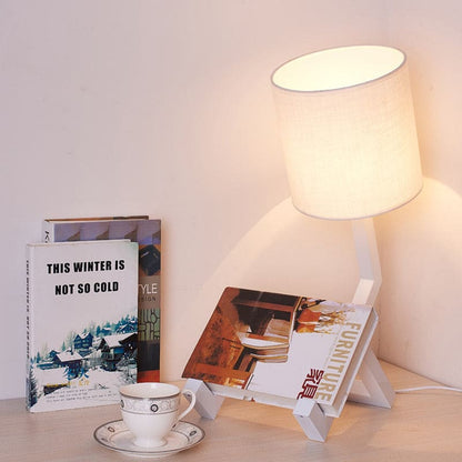 Nordic Style Table Lamp with Storage