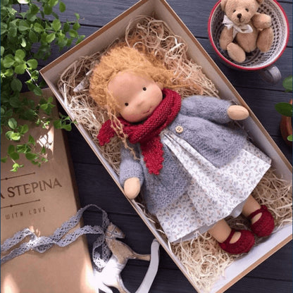 Handmade Cotton Doll for Children, Creative Educational Toy