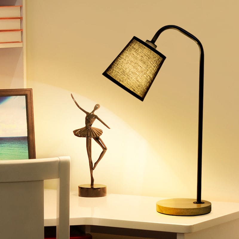 Elegant Cone-Shaped Desk Lamp