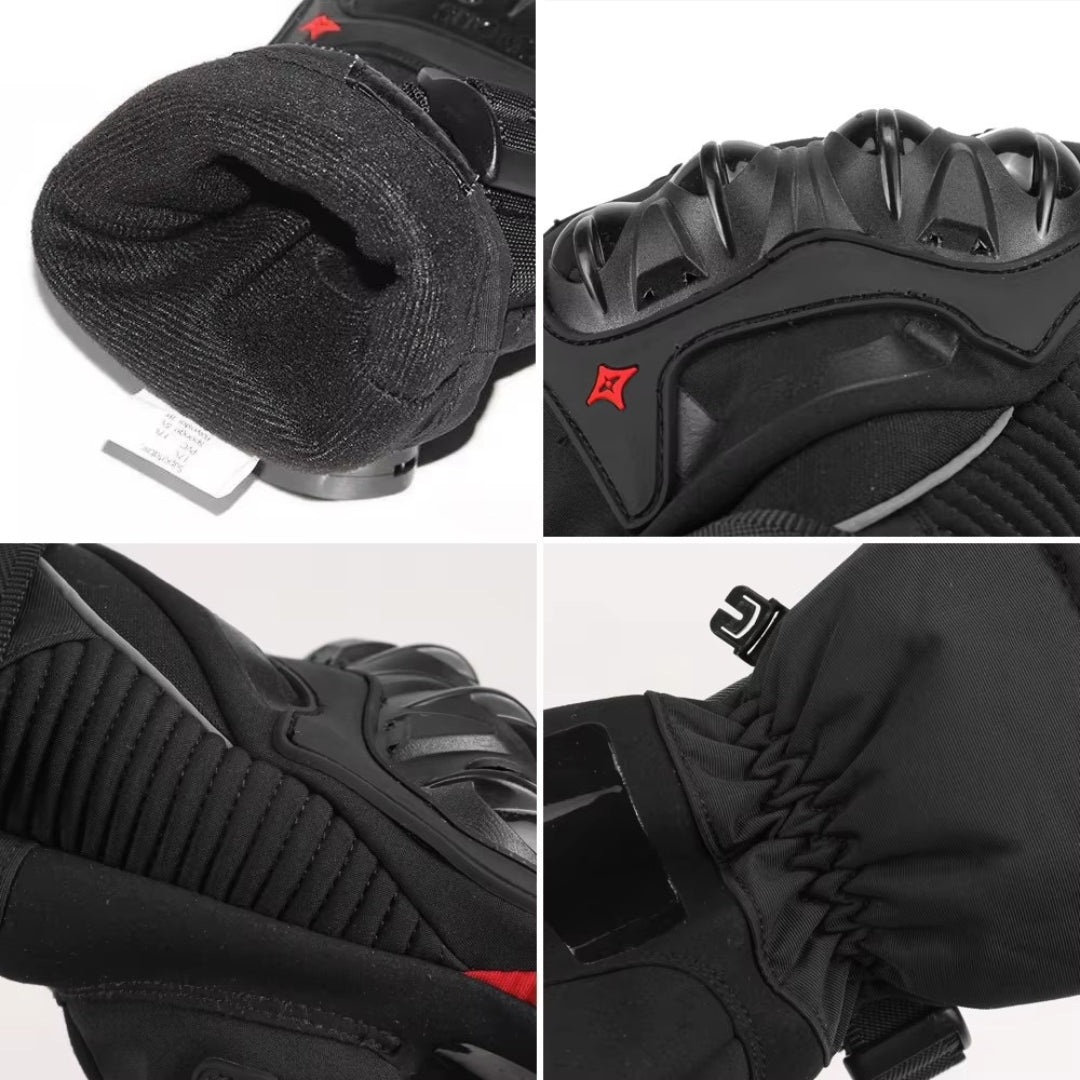 Waterproof and Heated Winter Motorcycle Gloves