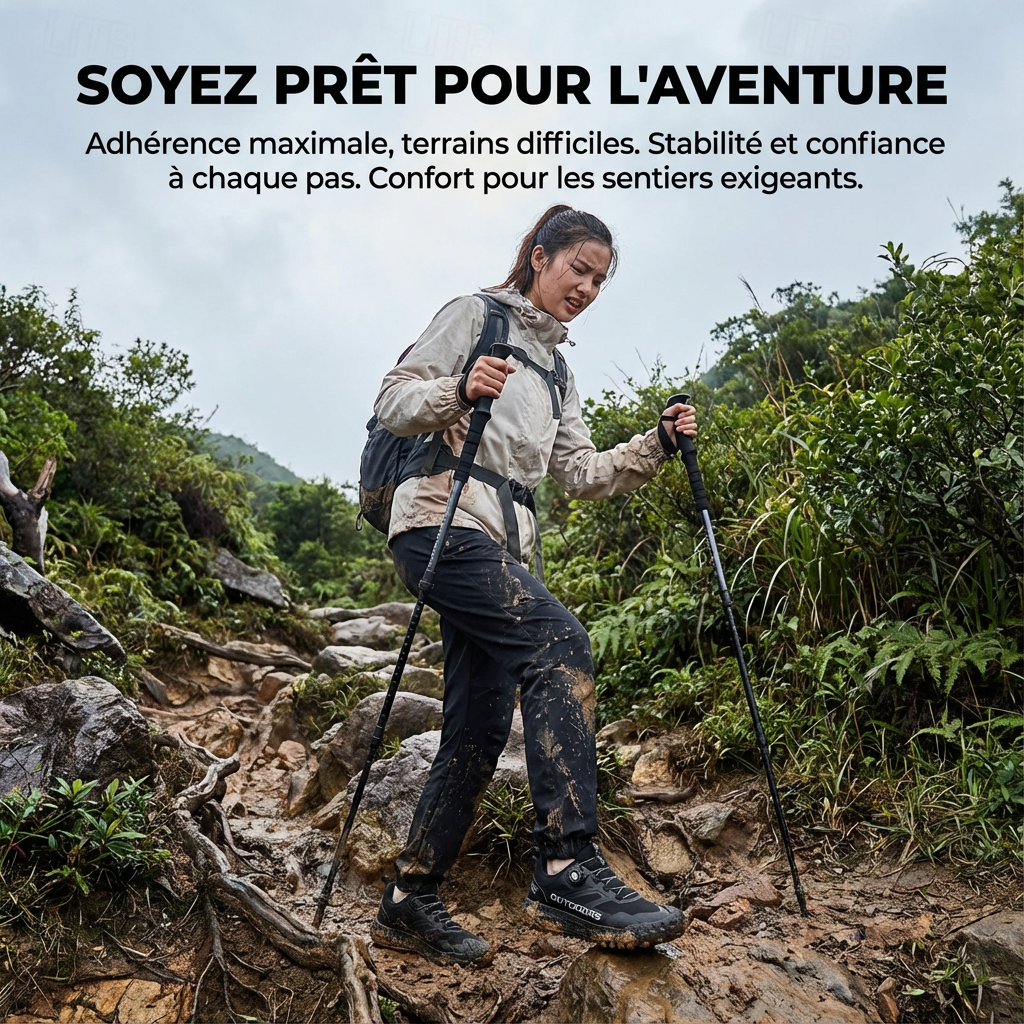 Marcherelle™ – Light and Slip-Resistant Hiking Shoes