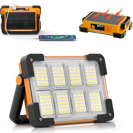 Projecteur LED Portable Puissant avec Batterie Solaire - Santeova