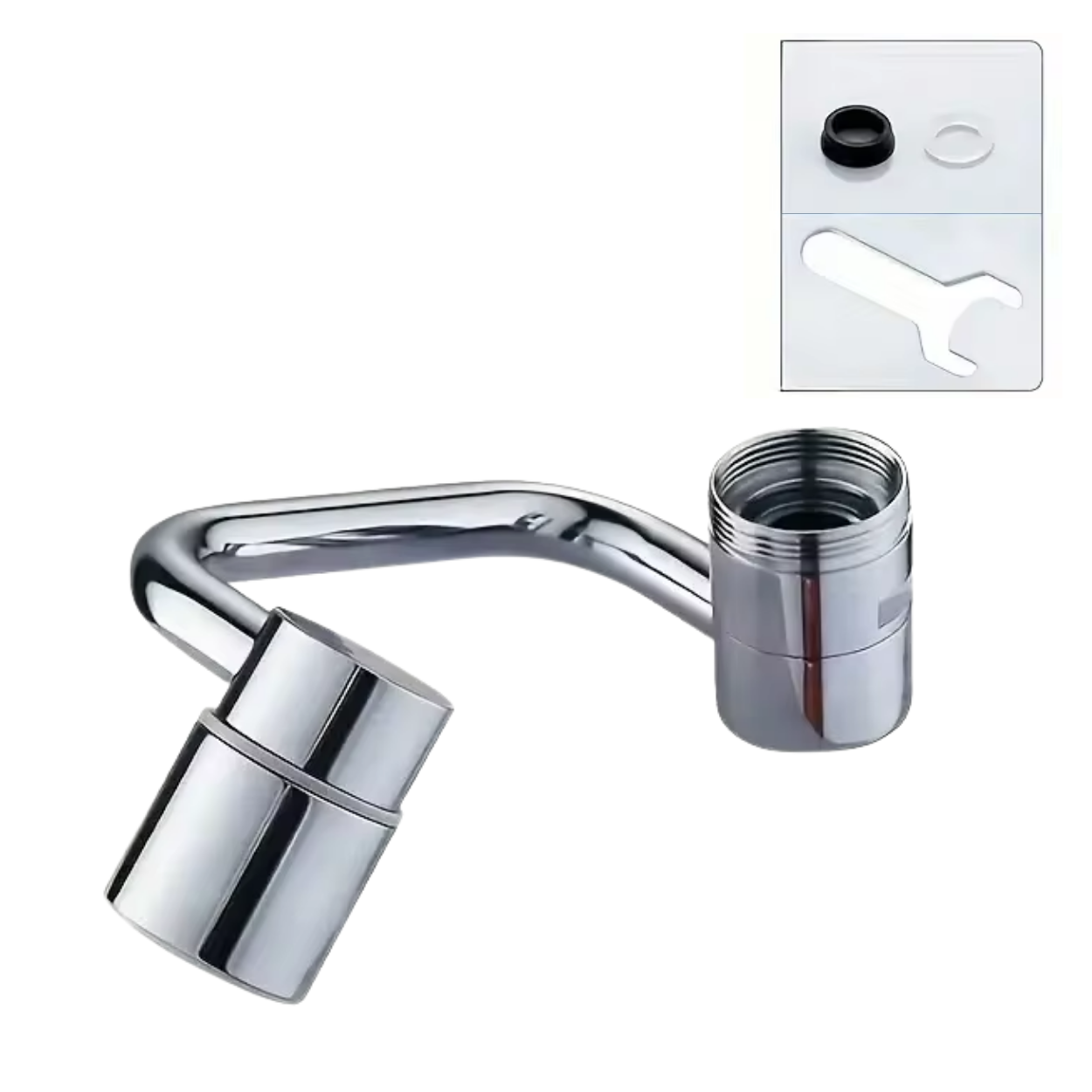 Aérateur de Robinet Universel Anti-Gouttes 360° - Marcherelle