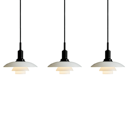 Elegant Scandinavian Hanging Light with 3 Heads