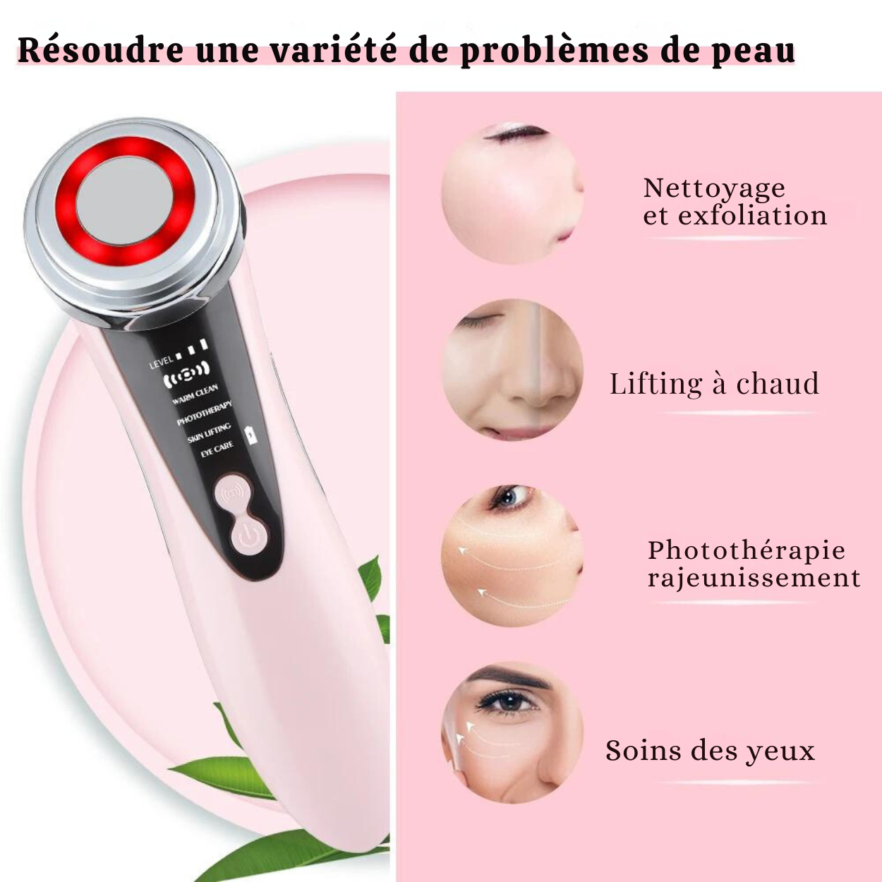 5-Function Anti-Aging Facial Massage Device