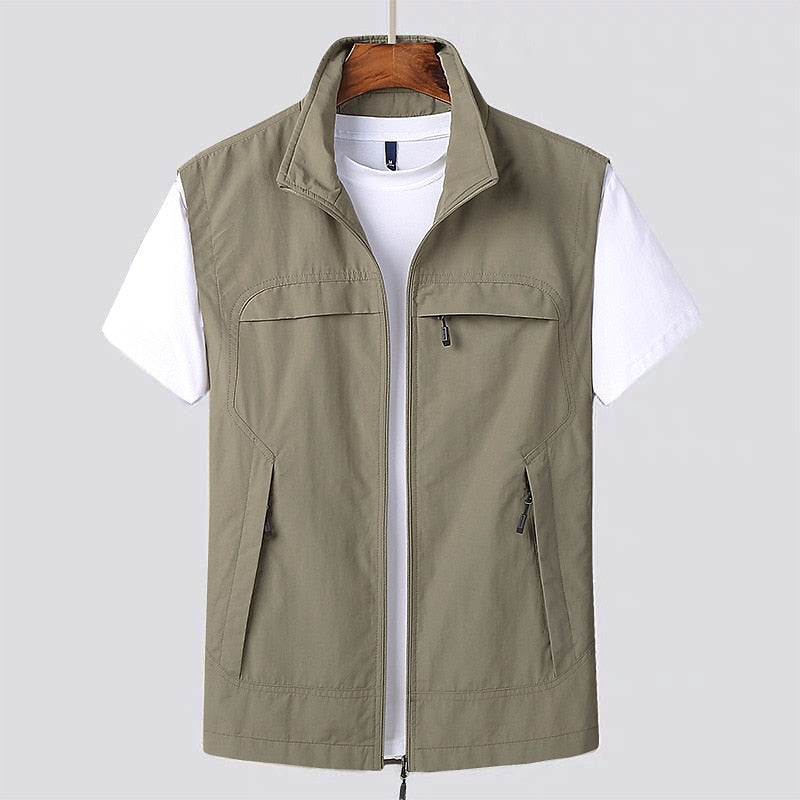 Men's Quick-Drying Vest for Outdoor Use