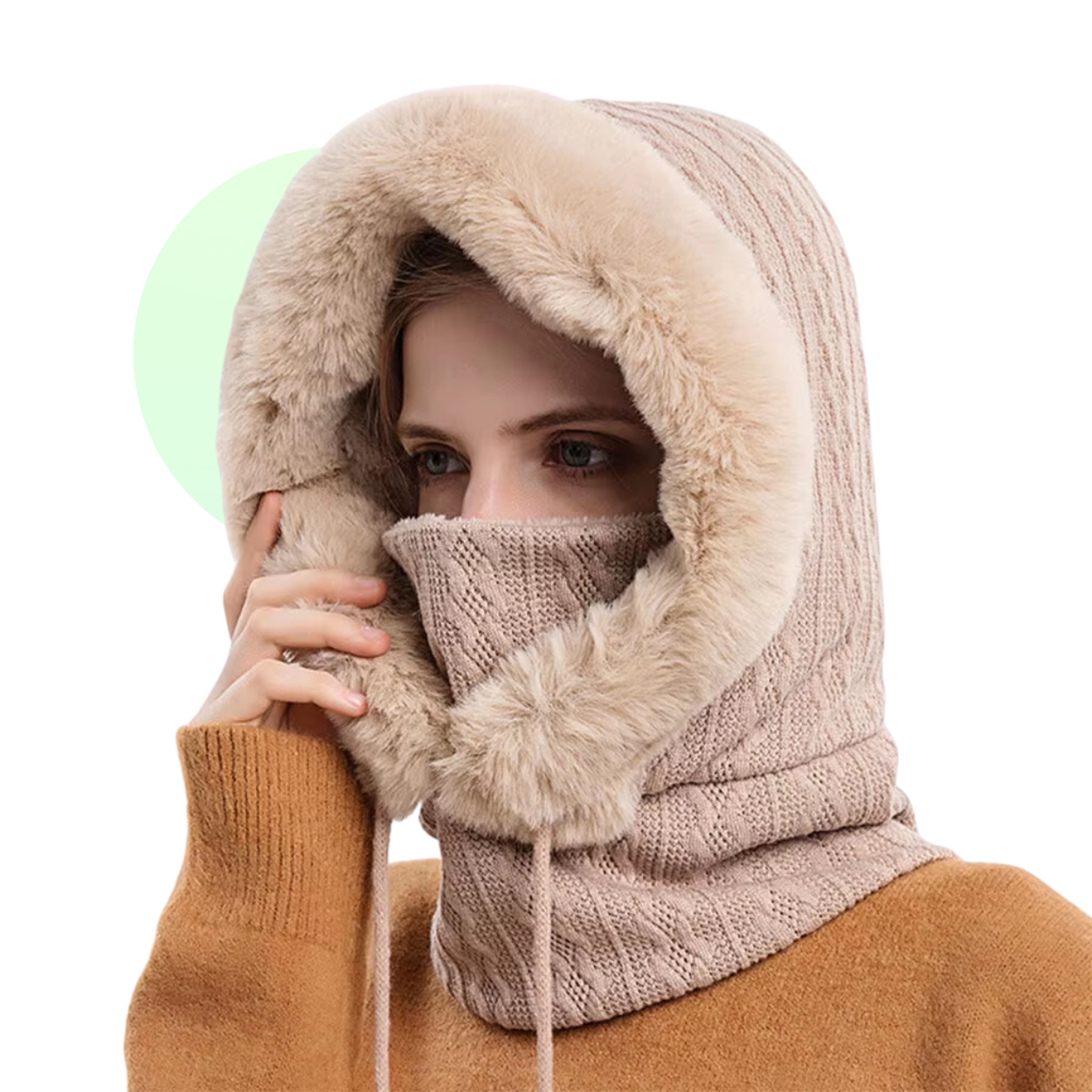 Cagoule Polaire 3 en 1 Écharpe et Bonnet - Marcherelle