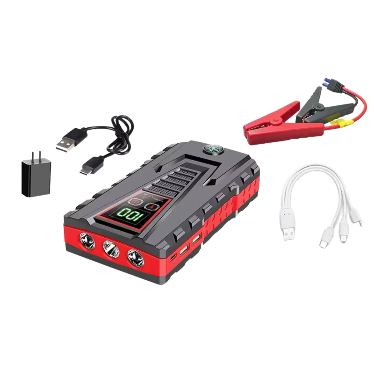Powerful and Compact Car Jump Starter