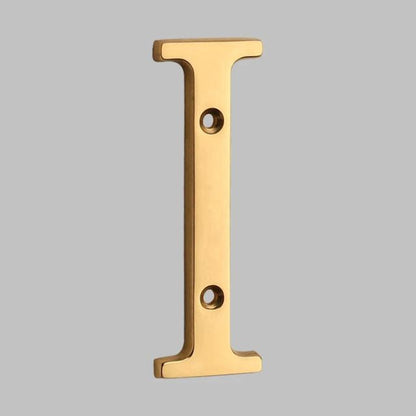 Sturdy Modern Brass House Numbers