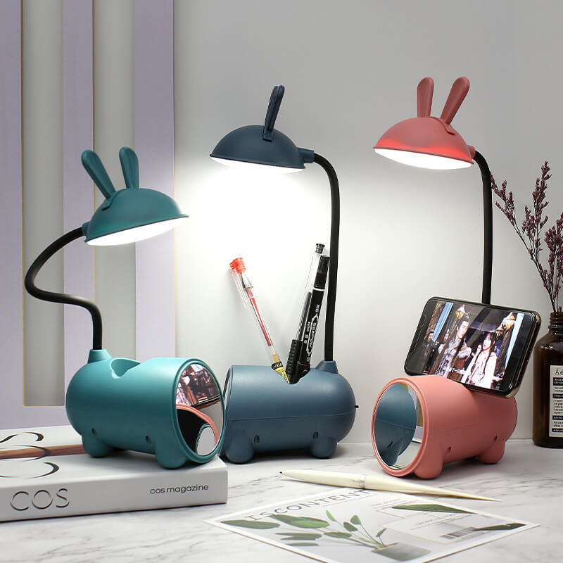 Lampe tactile enfant avec chargeur USB et rangement de crayons - Foivo