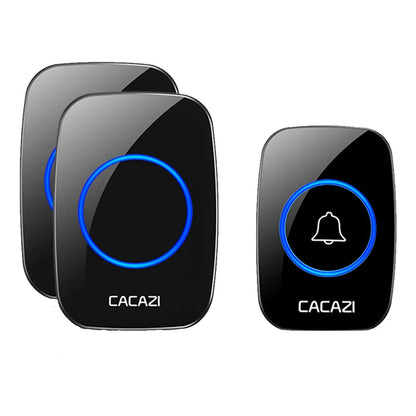 Wireless IP44 Doorbell with Bluetooth Chime for Home