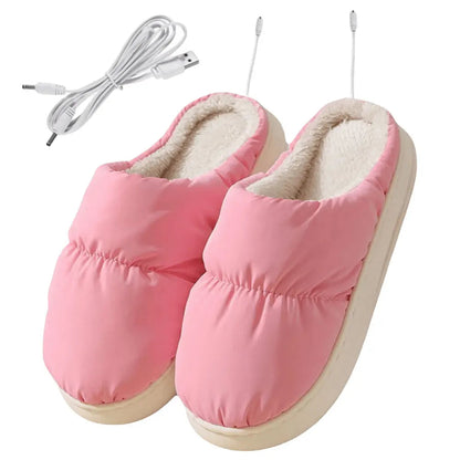 Cozy Electric Heated Slippers for Cold Feet