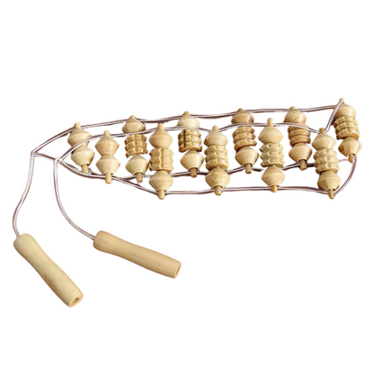 Wooden Back Massage Roller