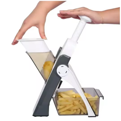 Manual Vegetable Grater with Built-in Chopper