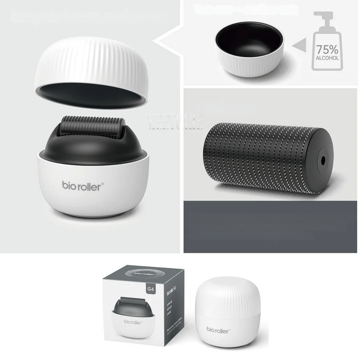 Reusable Titanium 1200-Needle Microneedling Roller