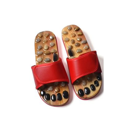 Foot Massage Sandals with River Stones