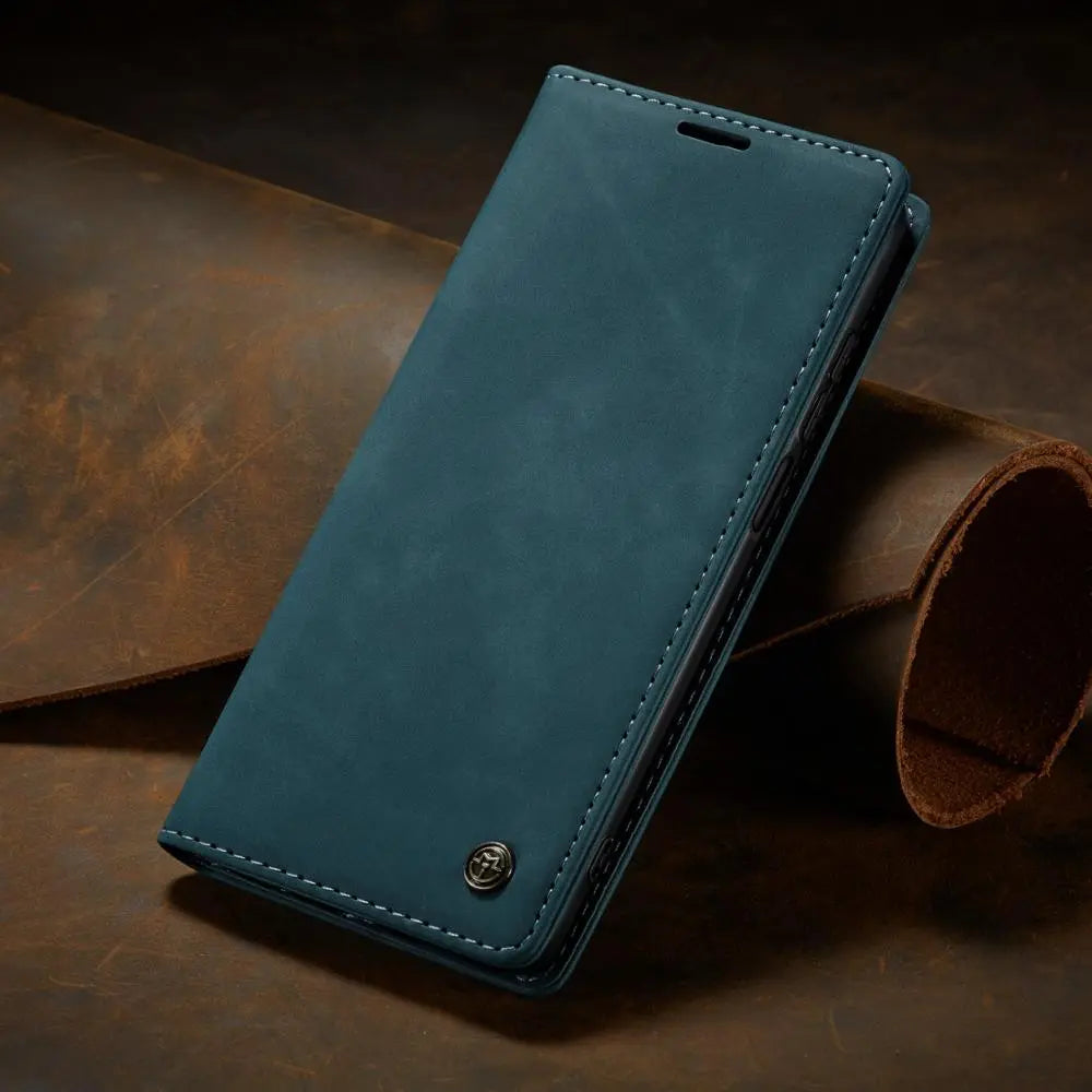 Artificial Leather Phone Case for Samsung with Card Slot