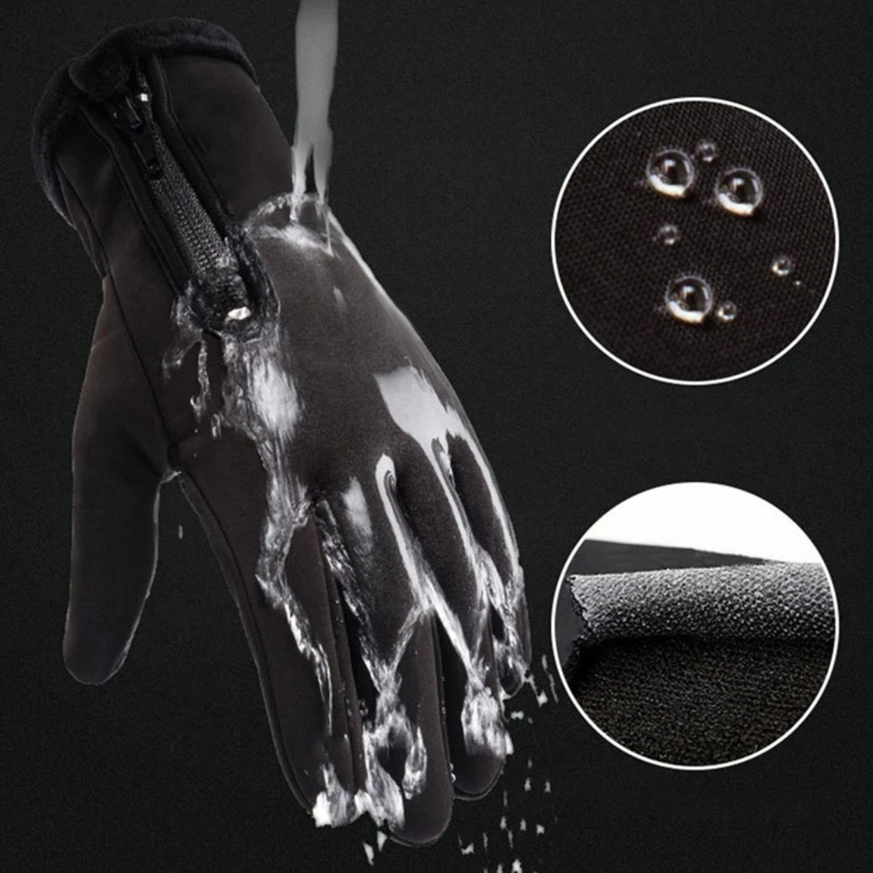 Waterproof and Heated Winter Motorcycle Gloves