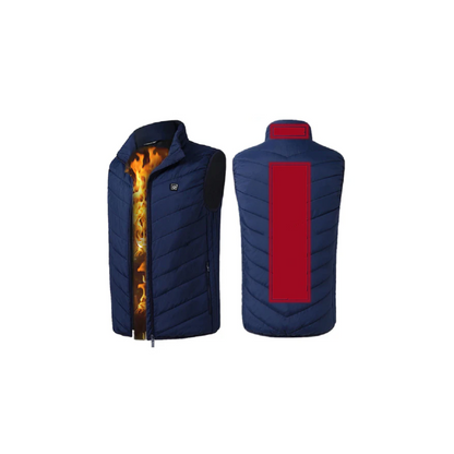 Electric Heated Vest with 9 Adjustable Heat Zones