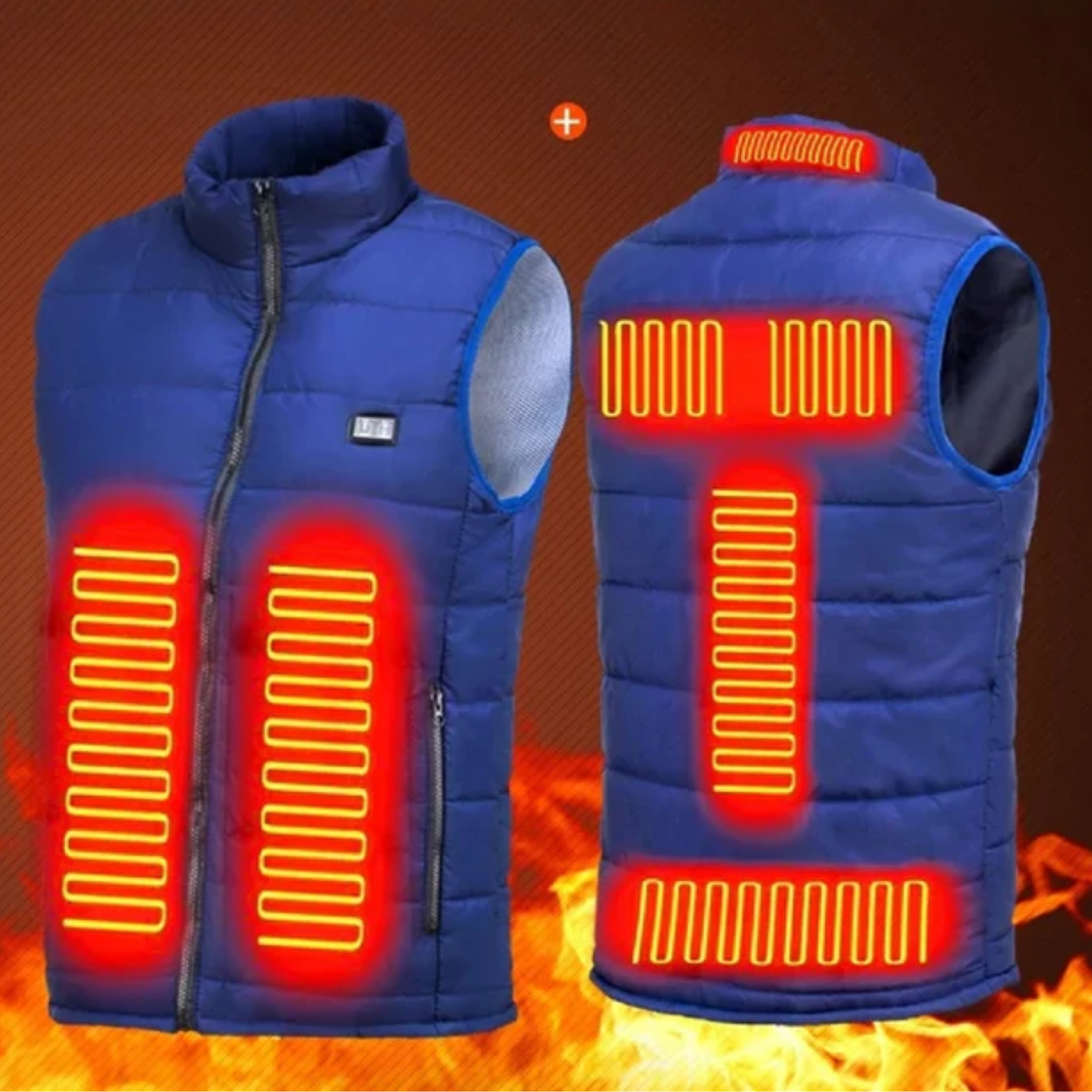 Thick and Heated Winter Vest