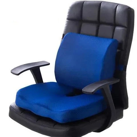 Ergonomic foam lower back support cushion