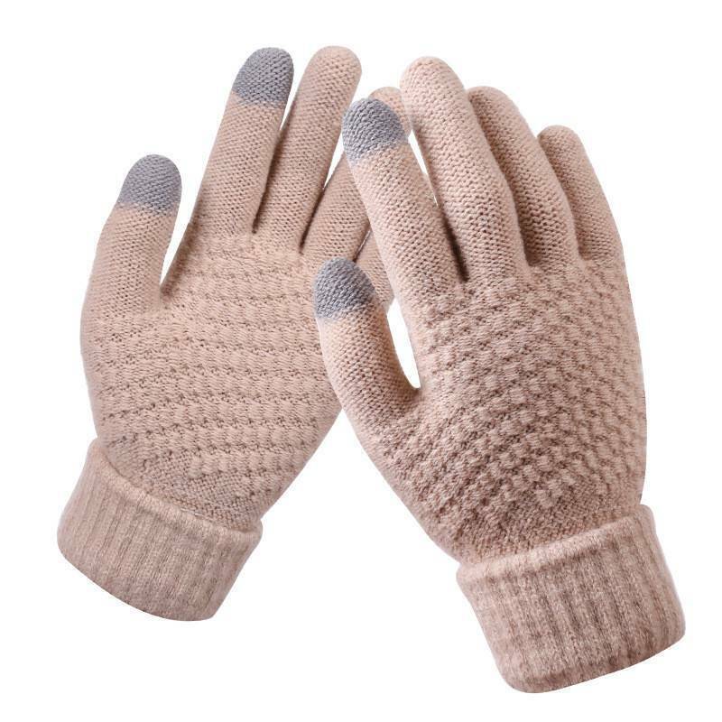 Elegant and Practical Knitted Gloves