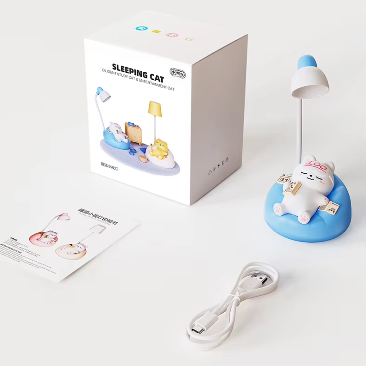 Cute Decorative Cat Table Lamp