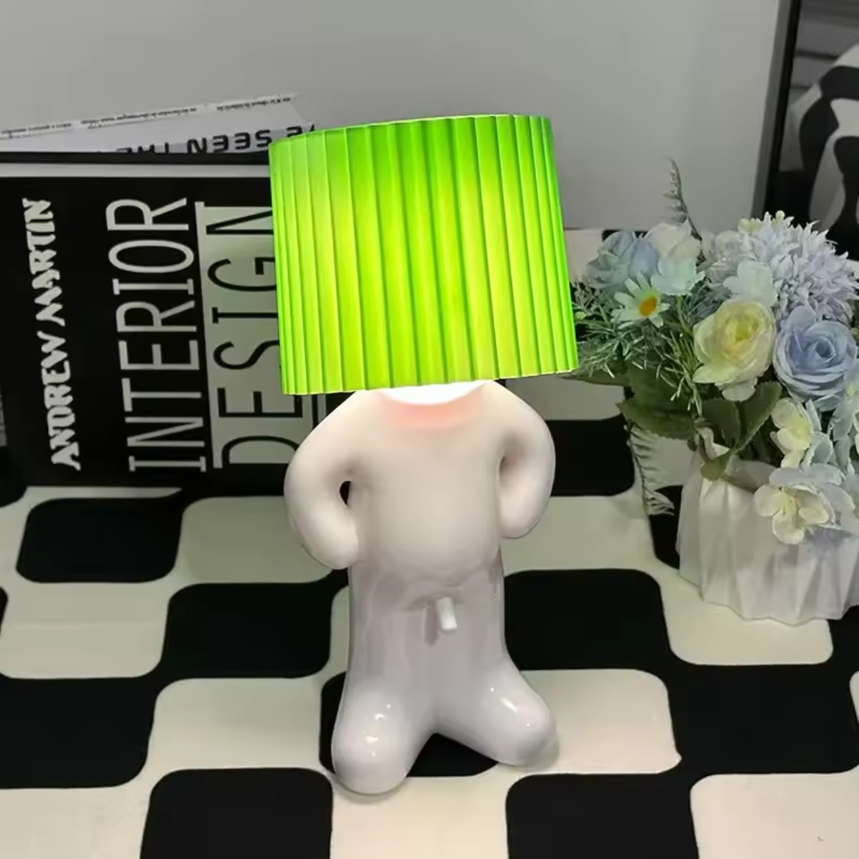 Original Desk Lamp Shaped Like a Figurine