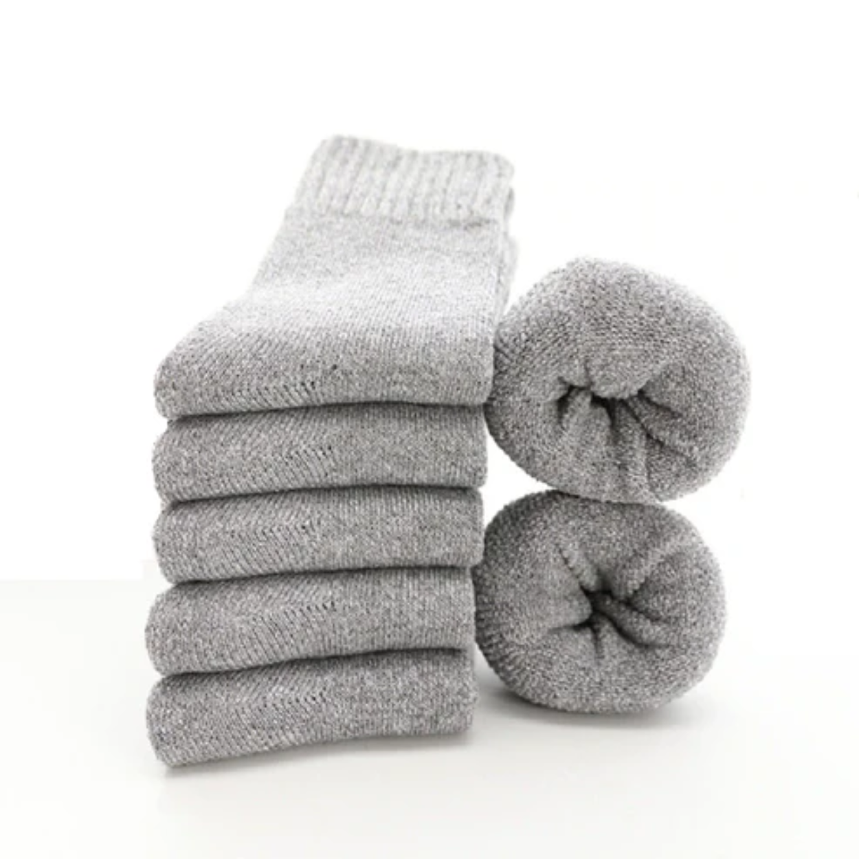 5 Pairs of Thick and Warm Wool Socks