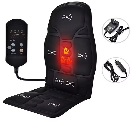 Marcherelle™ – Heated Shiatsu Massage Cushion for Home, Office, and Car