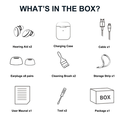 Marcherelle™ – Appareil Auditif Rechargeable pour Ecoute Plus Claire