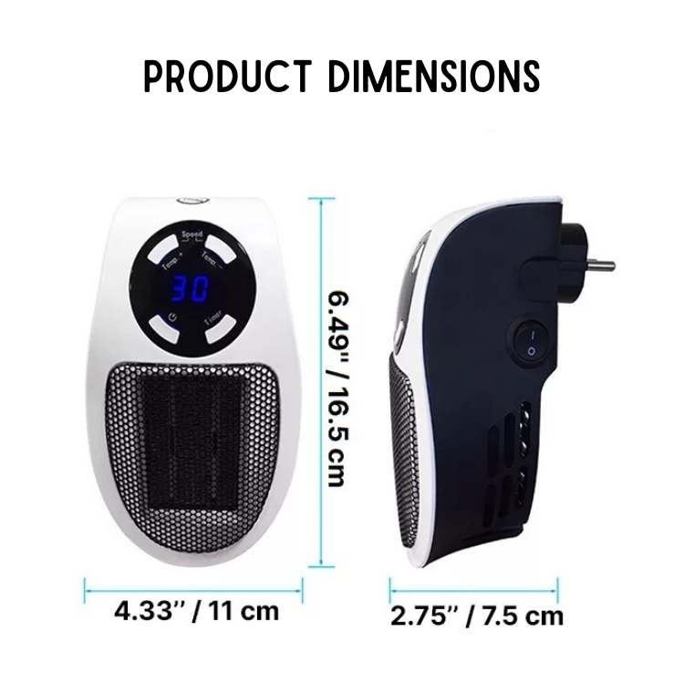 Marcherelle™ – Chauffage d’Appoint Électrique Économique & Portable