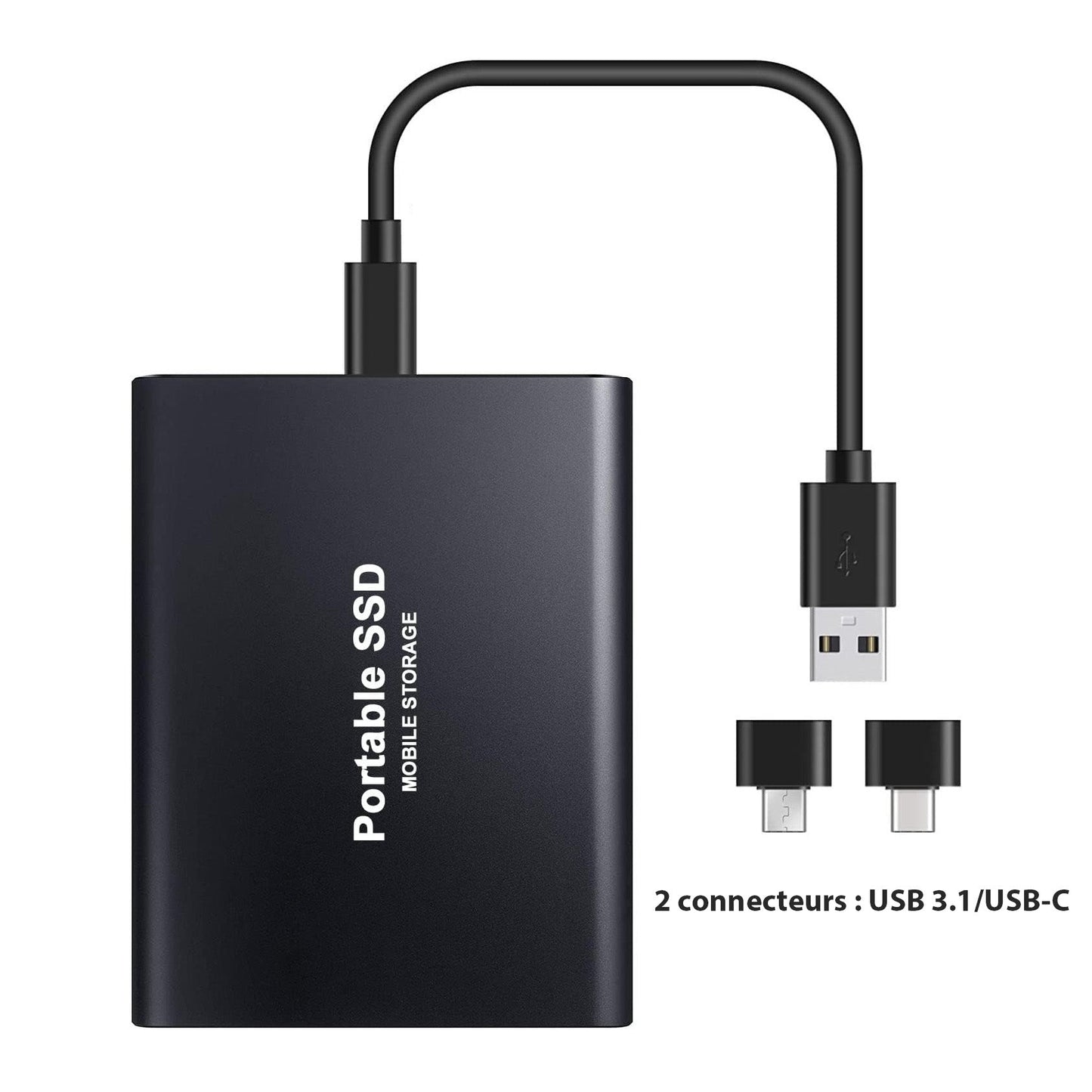 Marcherelle™ – Disque Dur Externe SSD Portable Ultra-Rapide