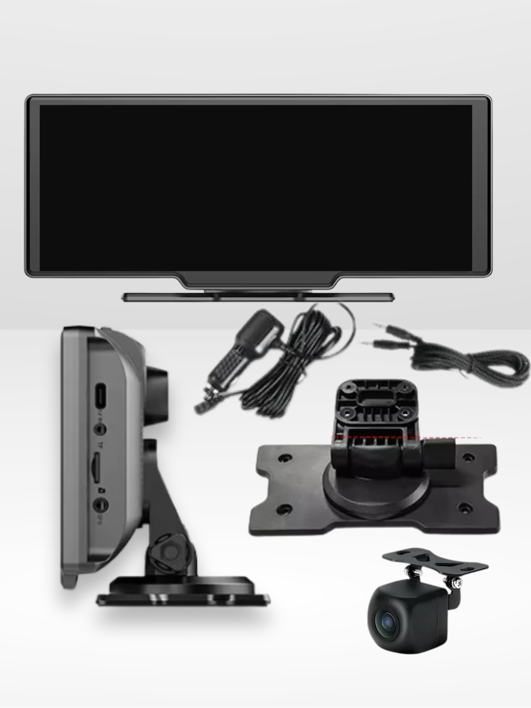 Marcherelle™ – Écran CarPlay Sans Fil avec Dashcam 4K Intégrée