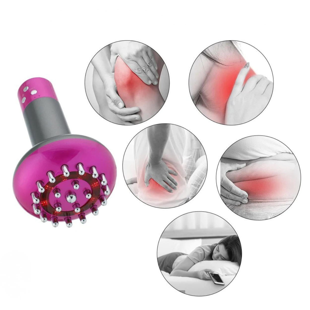 6-Function Intelligent and Ergonomic Body Massager