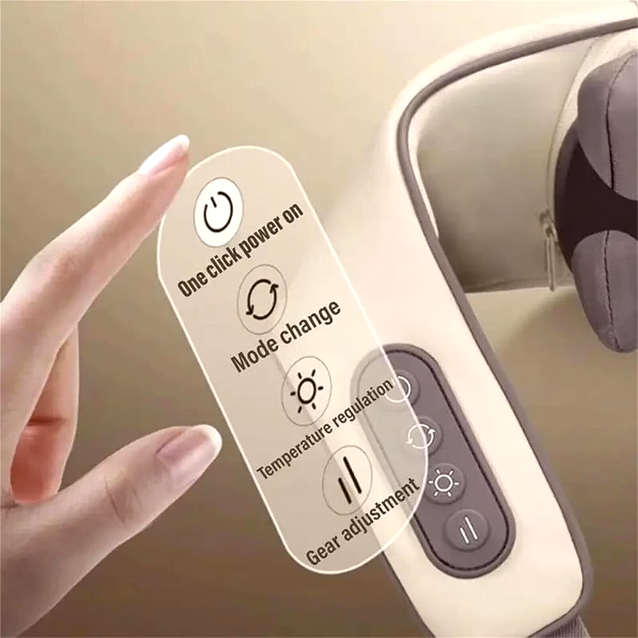 Back Massager with Heat and Vibration