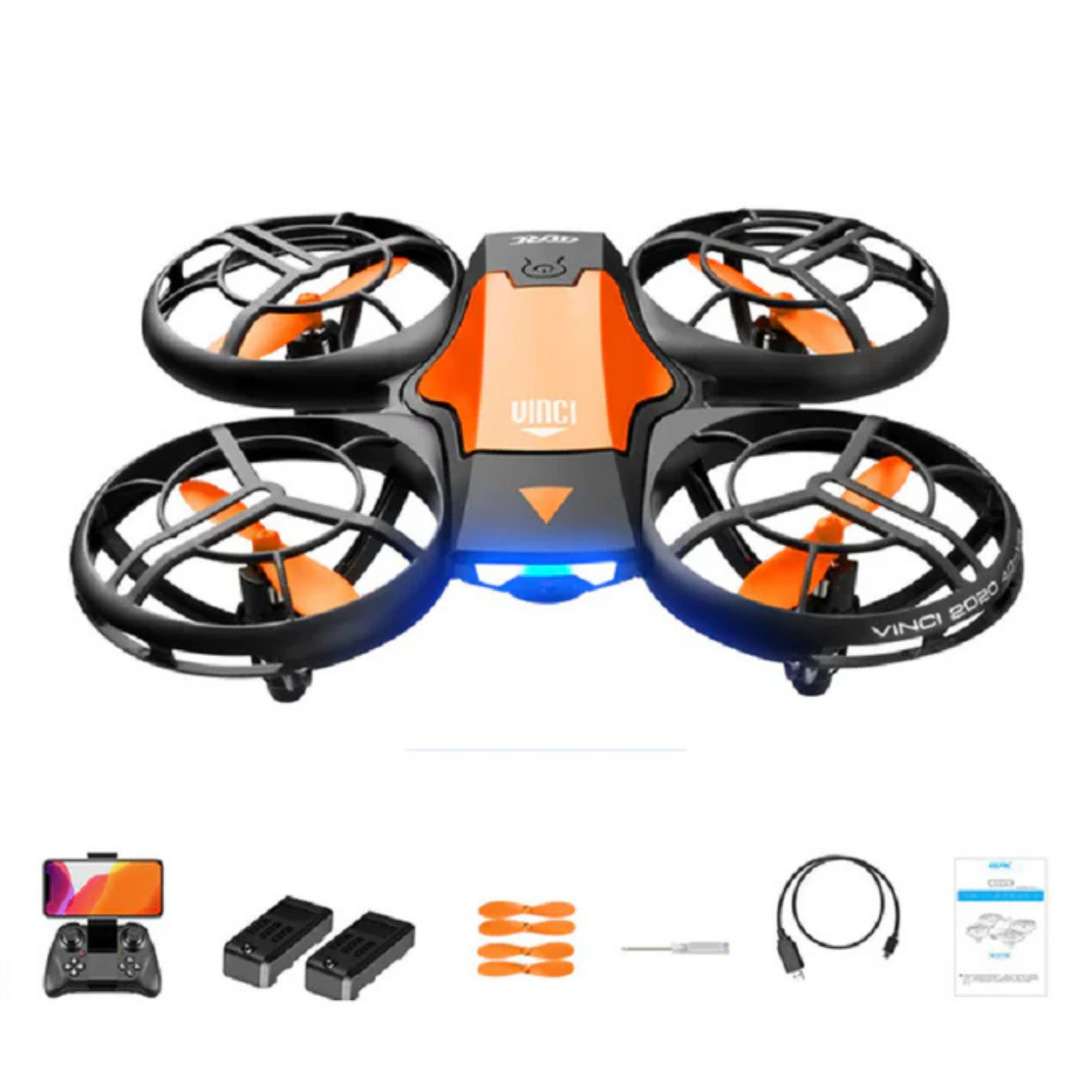 Foldable 4K WiFi FPV Drone with HD Camera and Stabilizer