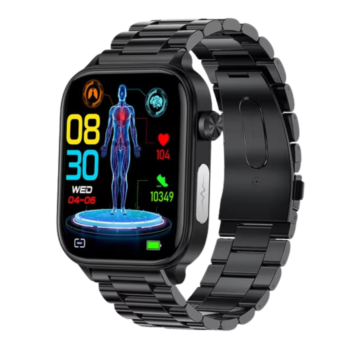 Fitness Smartwatch with ECG and Health Tracking