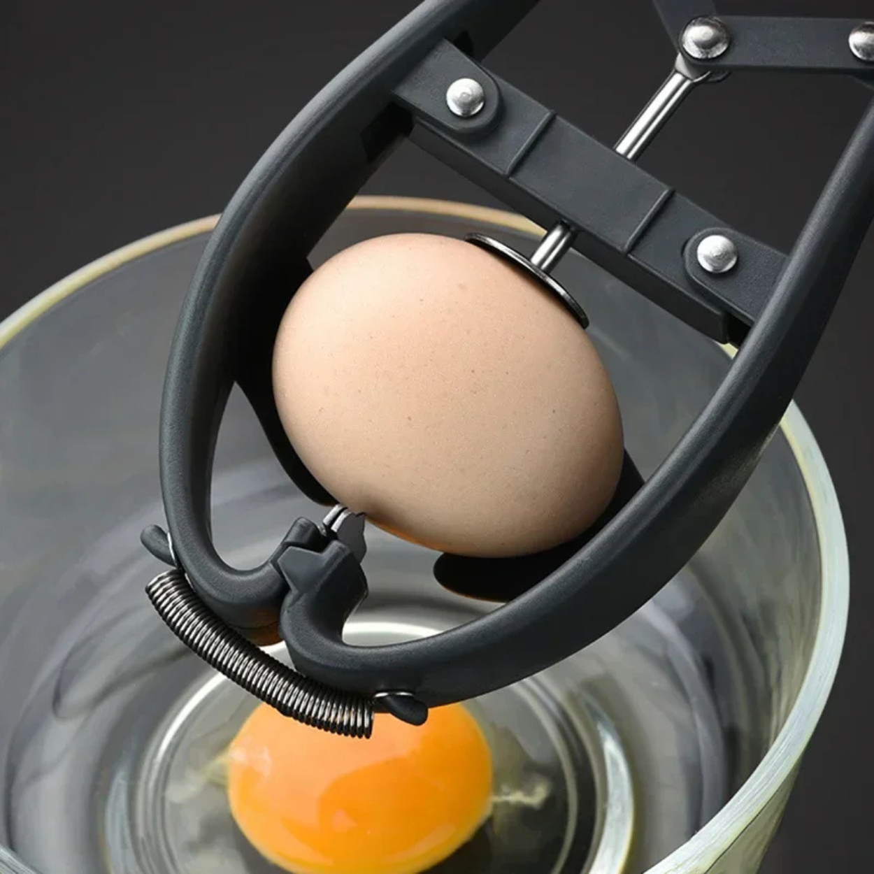 Ergonomic and Practical Stainless Steel Egg Opener