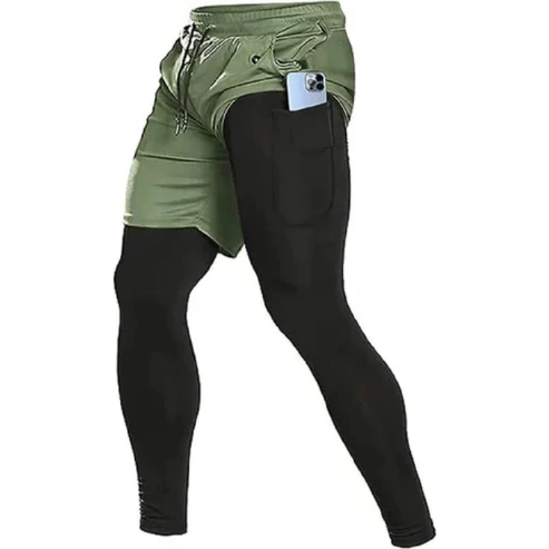 Double-Layer Waterproof and Comfortable Running Pants