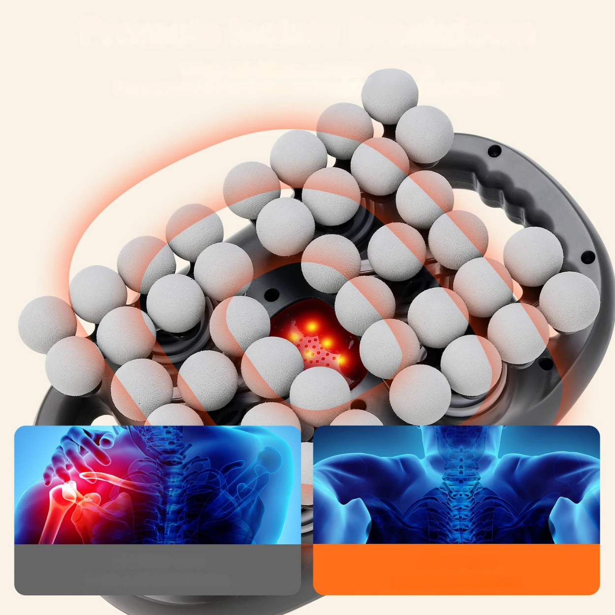 Powerful Professional Muscle Massage Gun with 6 Adjustable Heads