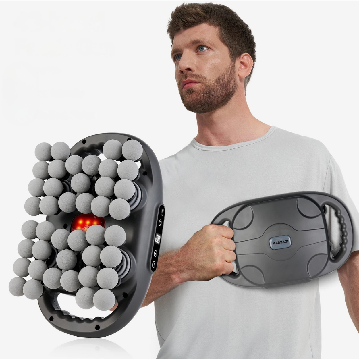 Powerful Professional Muscle Massage Gun with 6 Adjustable Heads