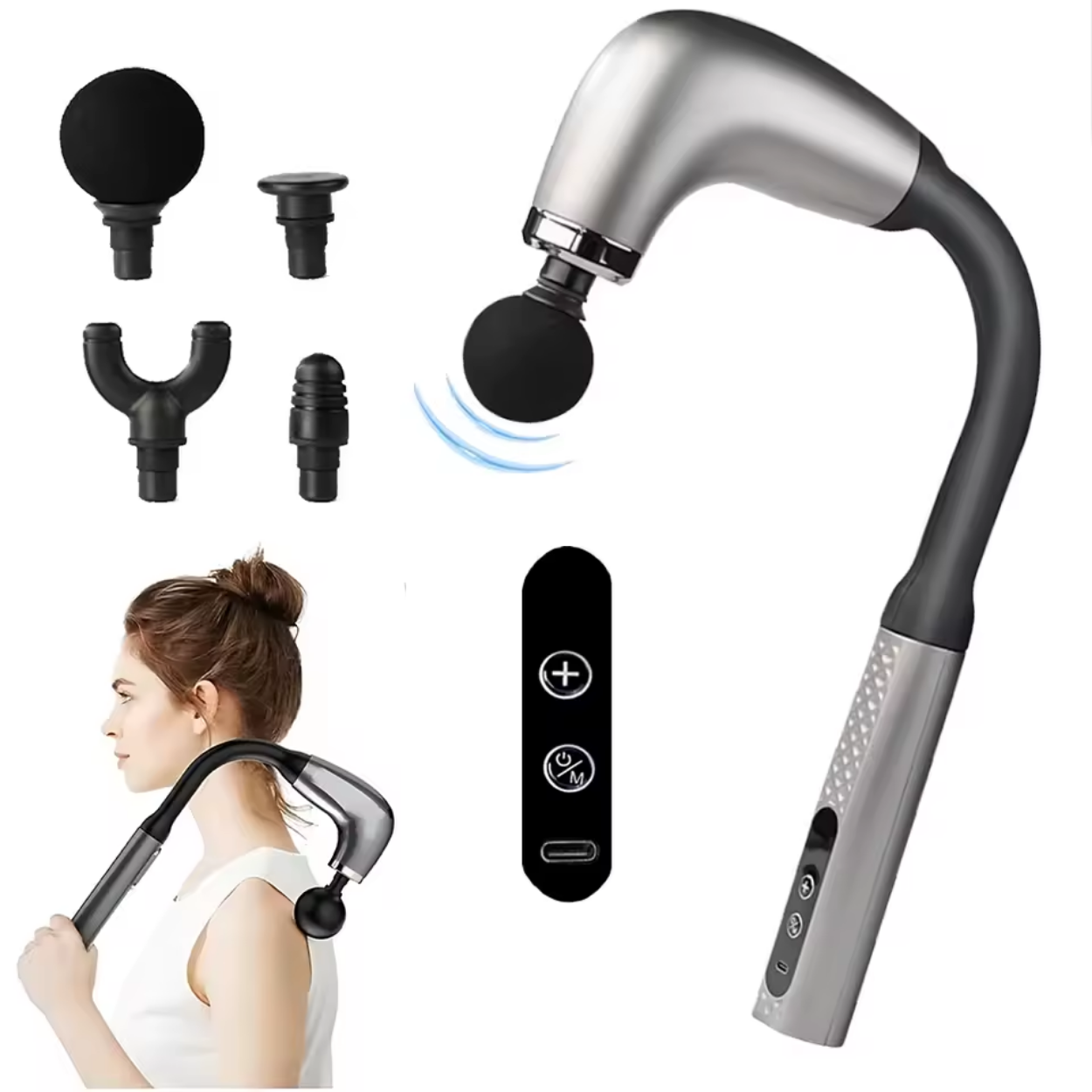 Professional Massage Gun with Ergonomic Handle