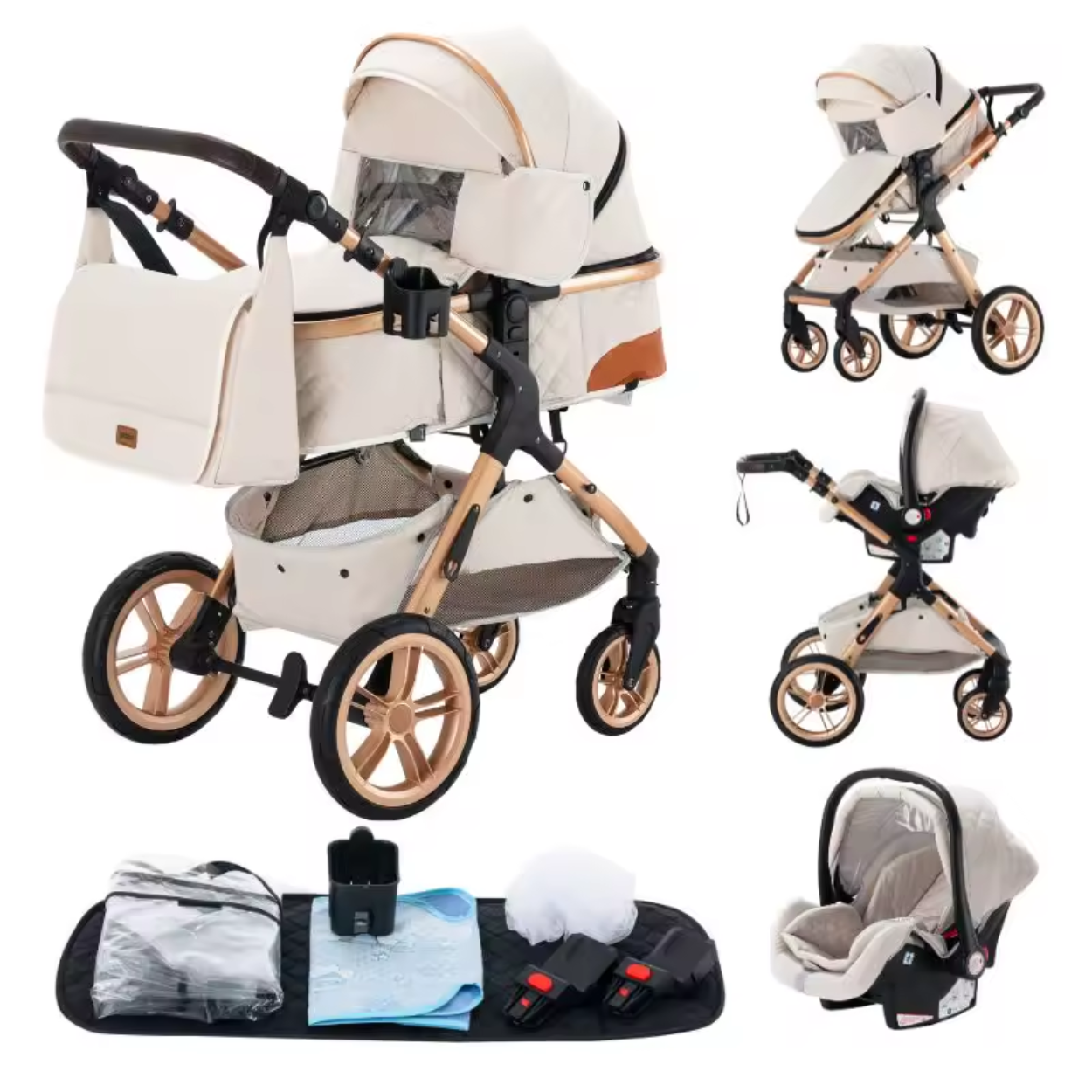 Comfortable and Safe All-Terrain Stroller